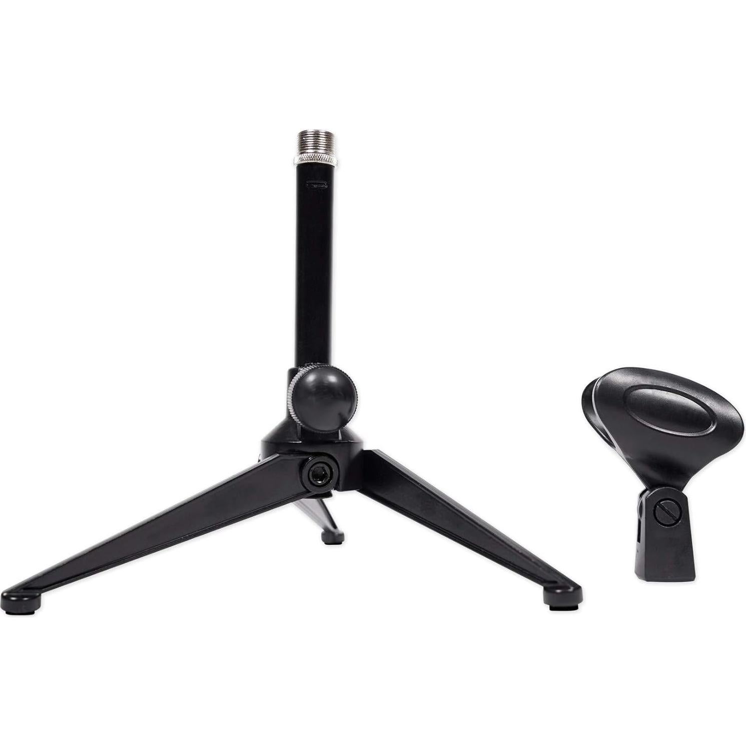 Paquete Micrófono Rockville RCM03 + Soporte + Auriculares PRO-M50