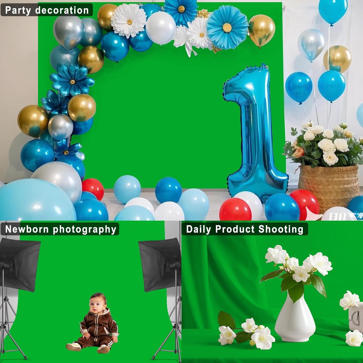 Fondo de Pantalla Verde 1.52x2.13m Poliester LYLYCTY