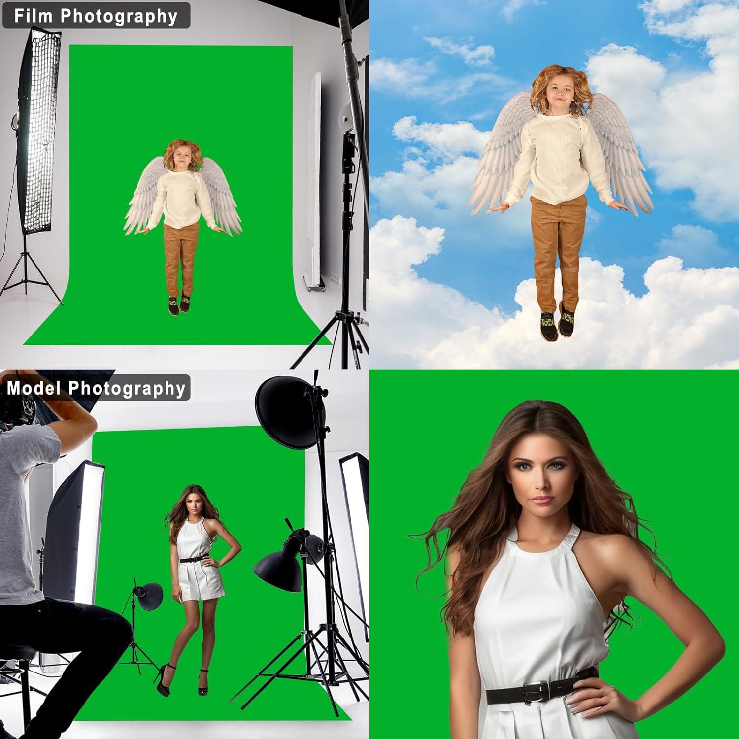 Fondo de Pantalla Verde 1.52x2.13m Poliester LYLYCTY