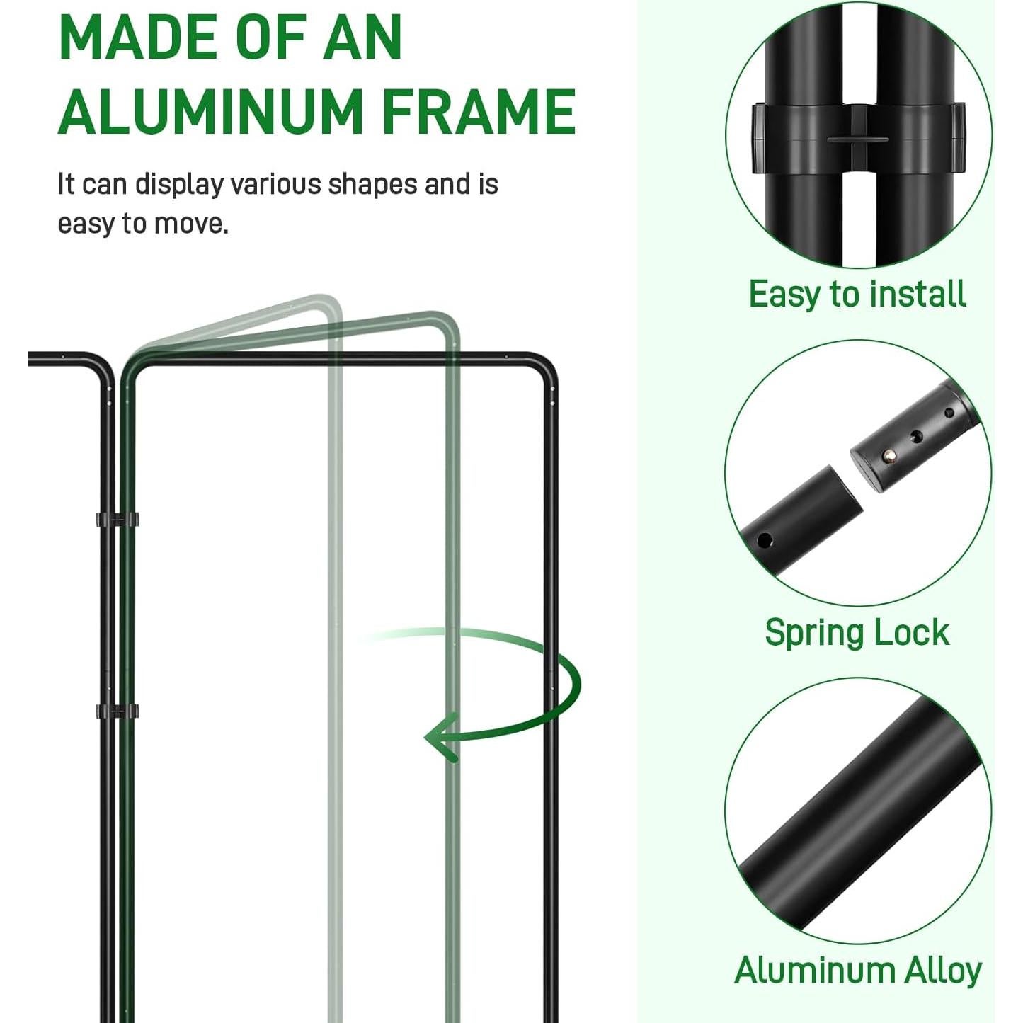 Fondo Verde Plegable 4x2.4m Zyernar para Estudio y Streaming