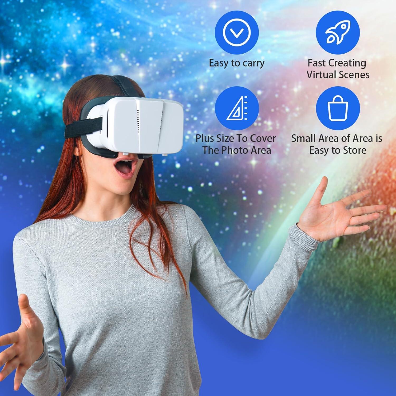 Fondo Verde Portátil 142x142cm con Soporte Reversible Azul