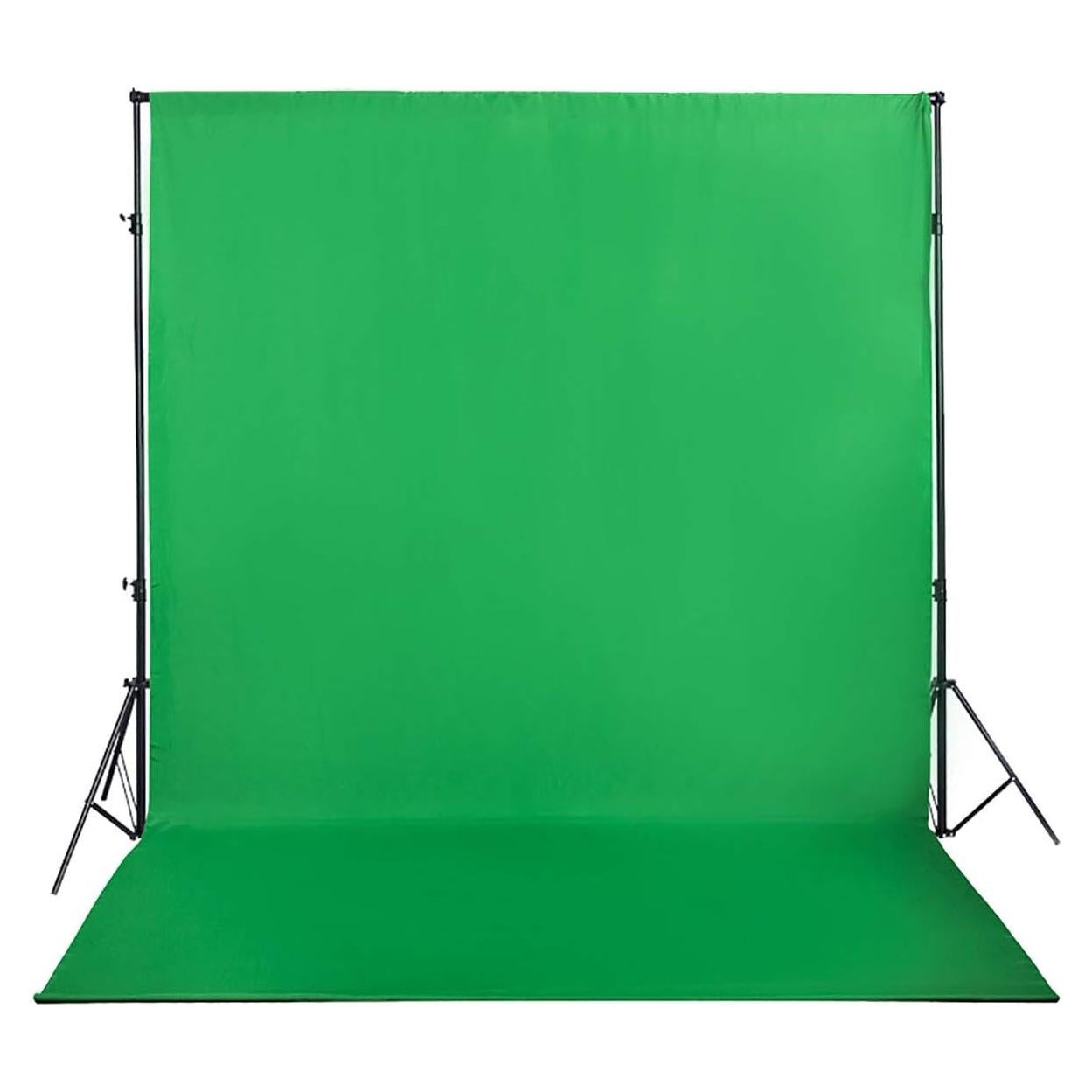 Background Green Screen Photo Backdrop Chromakey Muslin Portrait Background Screen for Photo Video Studio Photography Backdrop(Green, 6x9ft)