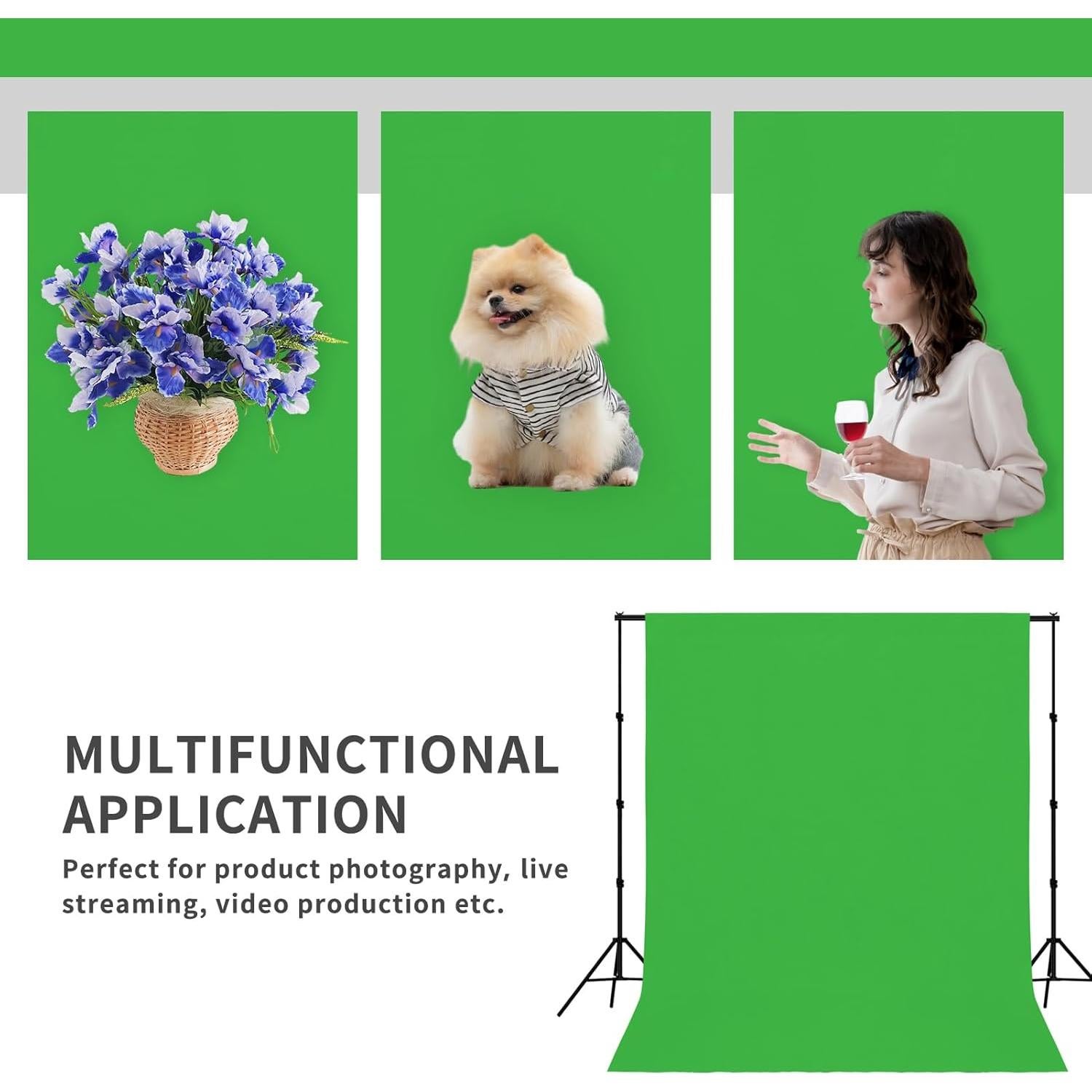 Fondo Verde 1.83x2.74m Easy-Going para Estudio Fotográfico