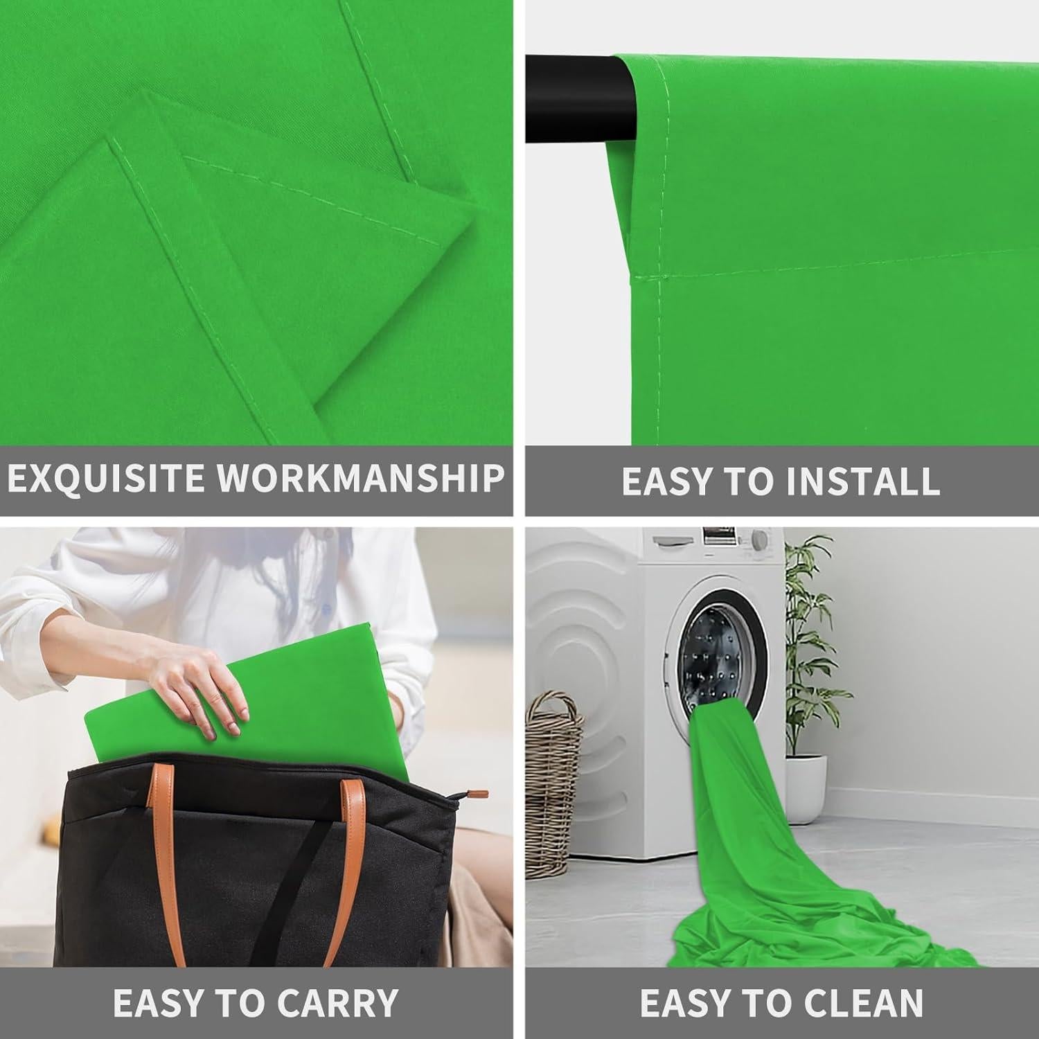 Fondo Verde 1.83x2.74m Easy-Going para Estudio Fotográfico