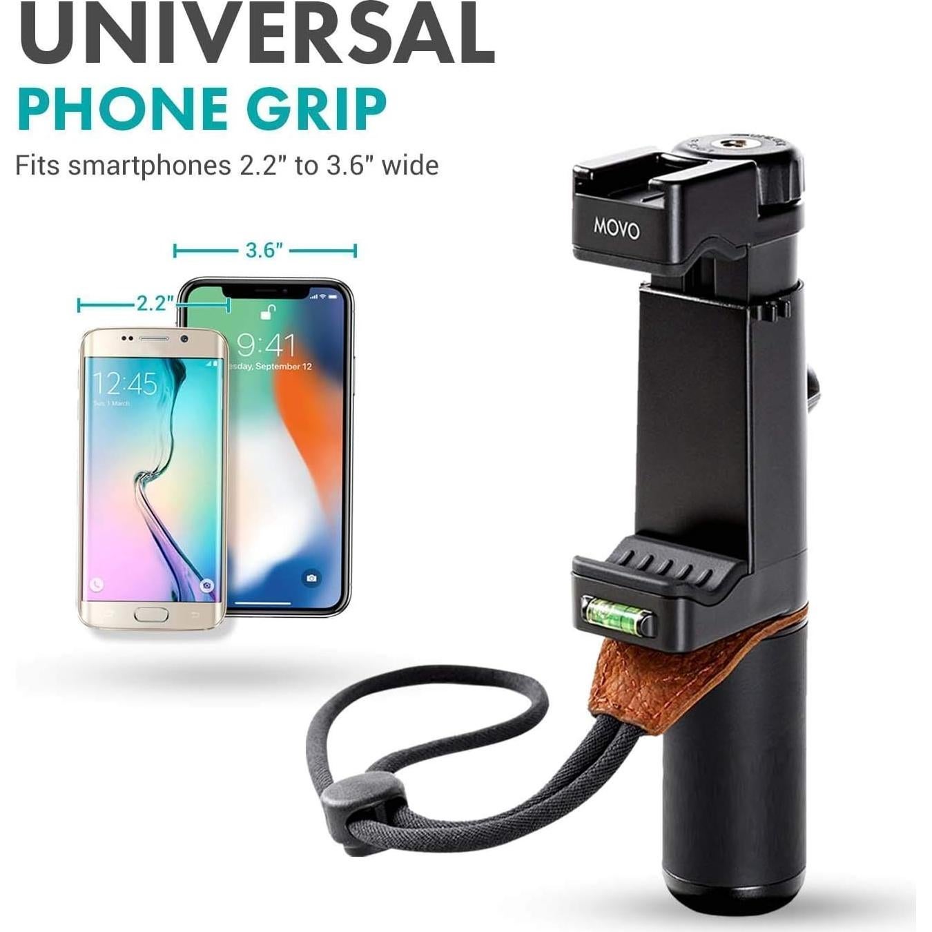 Kit de Vlogging Movo Huge para iPhone con Micrófonos y Trípode