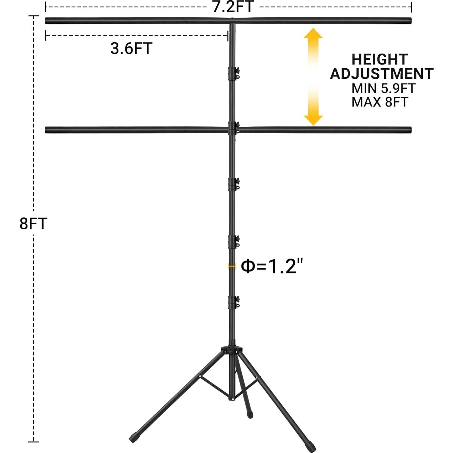 Fondo de Pantalla Verde Coliflor 2.4x2.2m con Soporte Ajustable