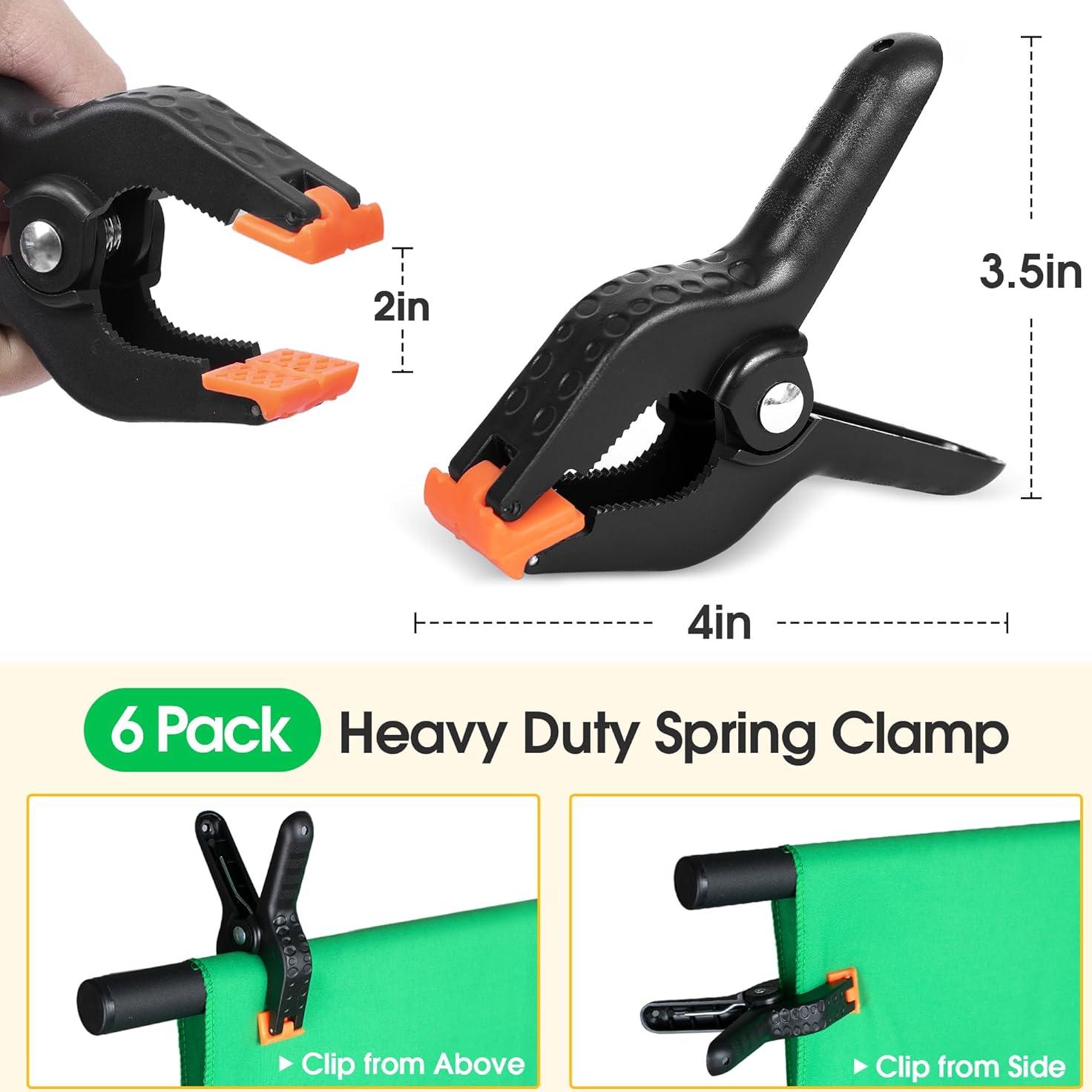 Fondo de Pantalla Verde Coliflor 2.4x2.2m con Soporte Ajustable