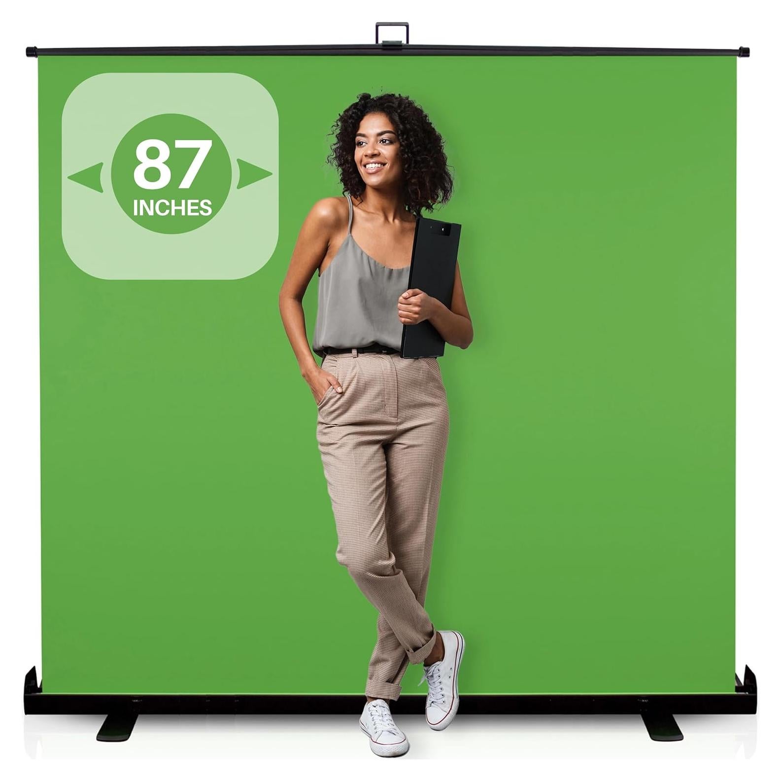 Pantalla Verde Colapsable KHOMO GEAR 2.20x1.93m para Streaming