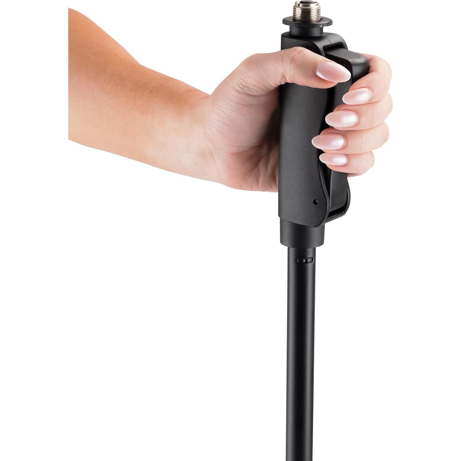 Soporte de Micrófono On-Stage MS7540 Ajustable Plegable Negro