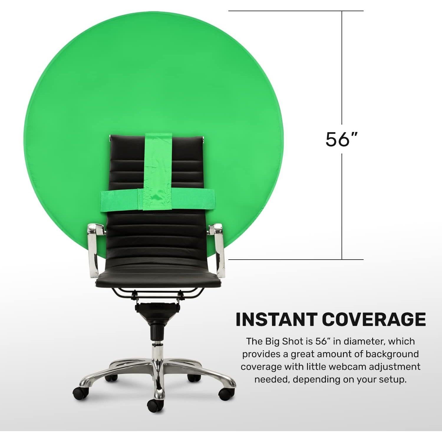 Fondo de Webcam Plegable Webaround Verde Chroma-Key 142 cm