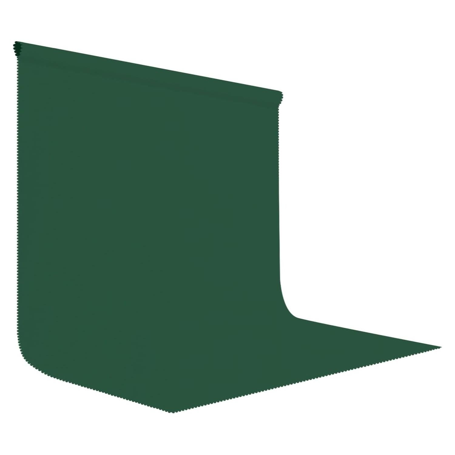 10x10FT Dark Green Screen Backdrop Photography Green Background for Streaming Zoom, Photo Studio, Collapsible High Density Screen for Video Photography and Television