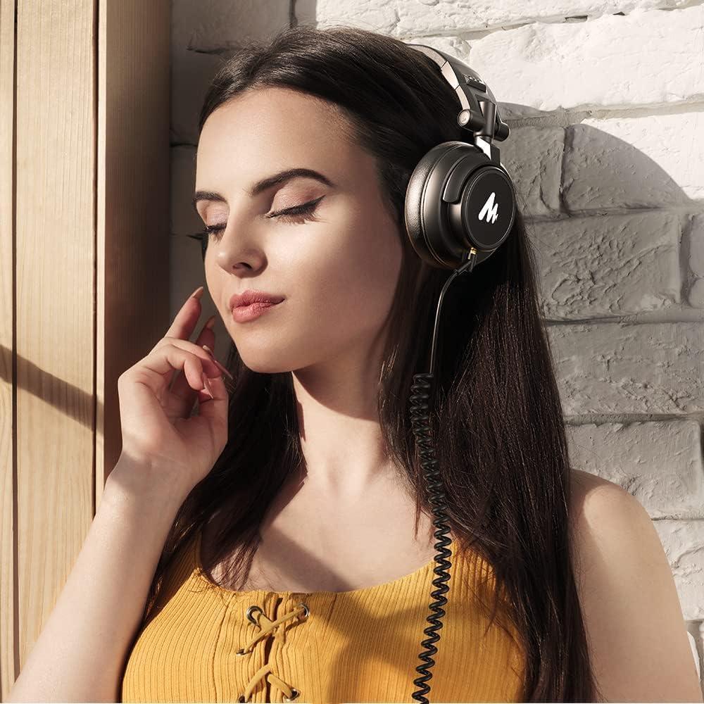 Micrófono USB MAONO AU-PM421 + Auriculares MA-MH601 Studio