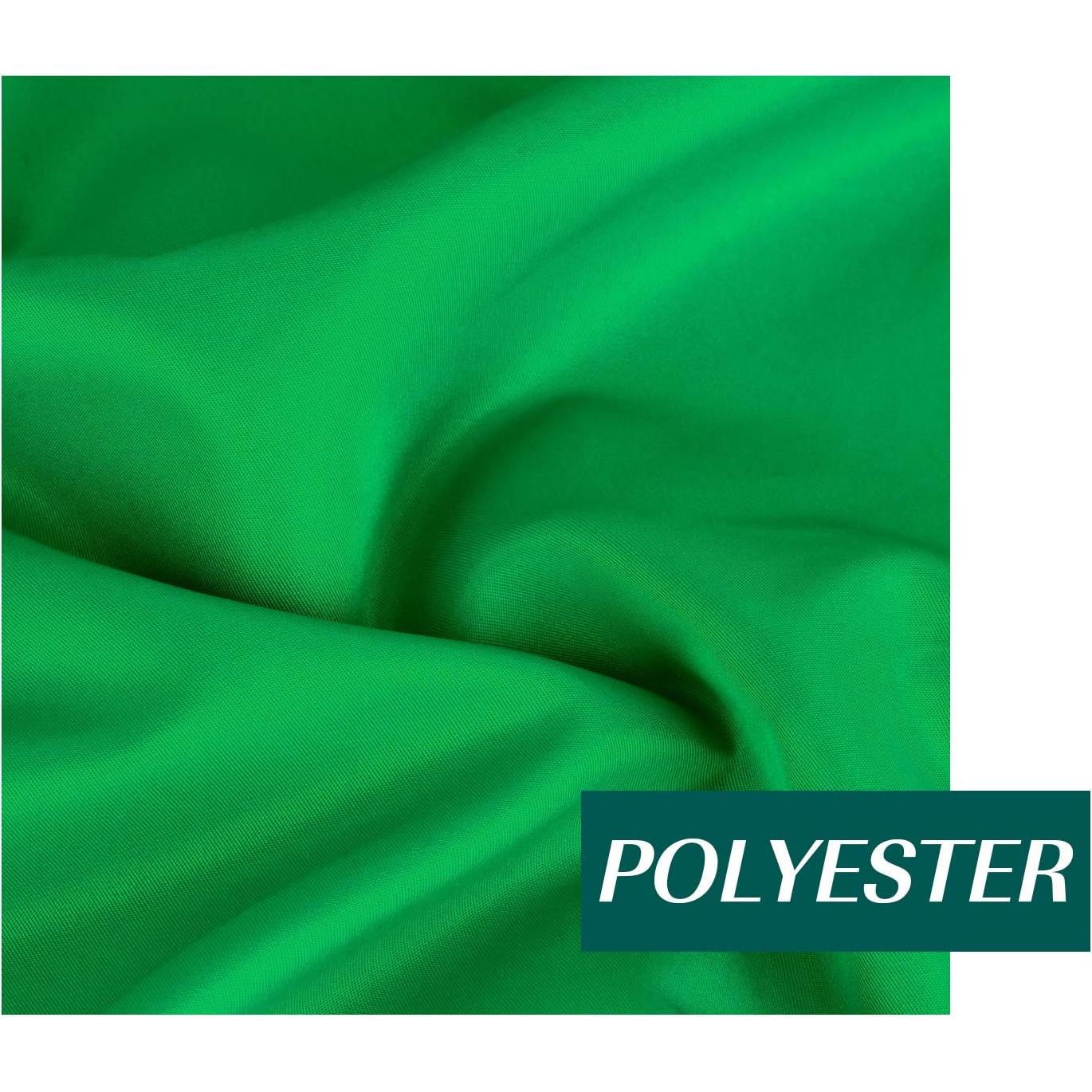 Emart 5x7ft Green Screen Backdrop Polyester Fabric, with T Backdrop Stand for chromakey Live Stream, Come with 6 Backdrop Clamps