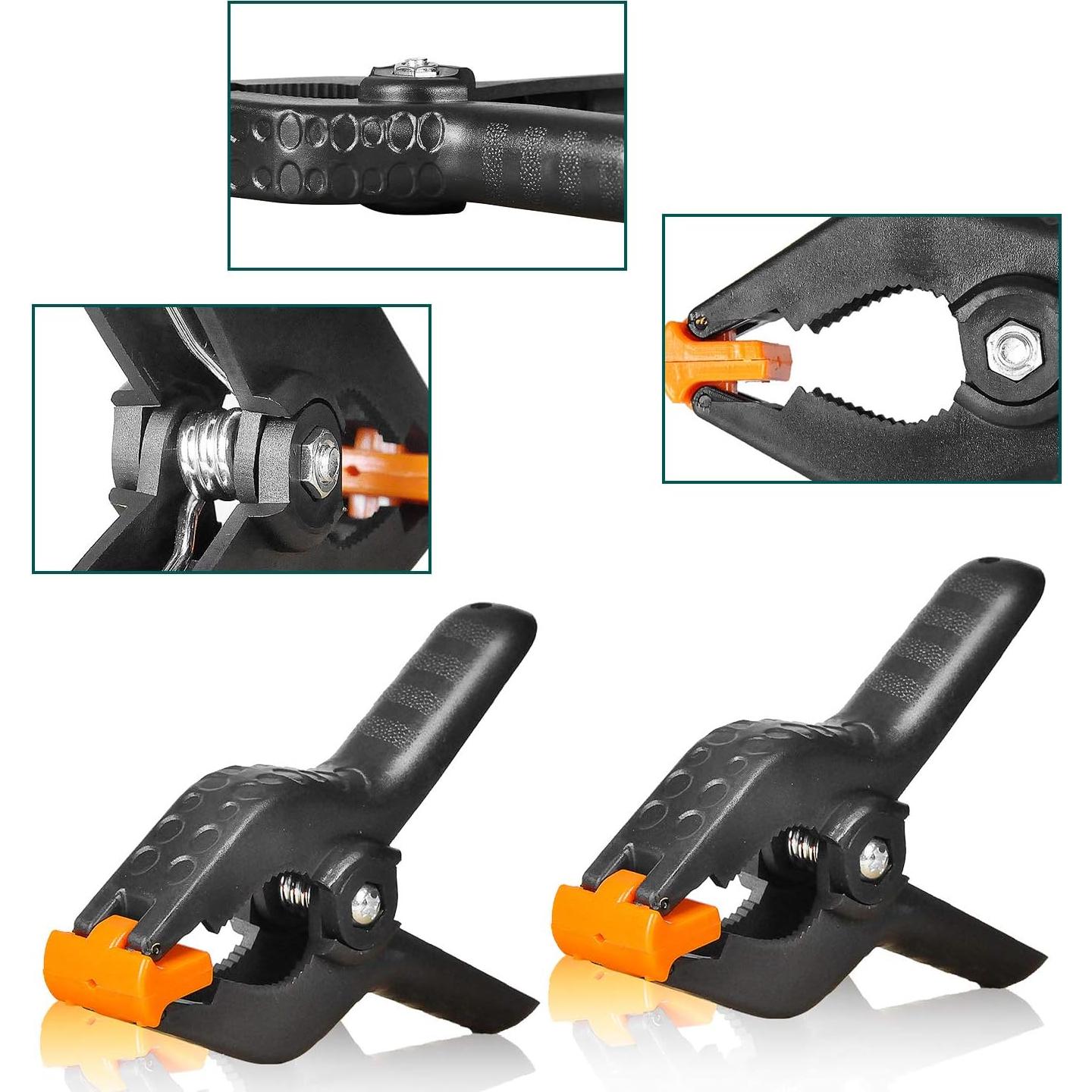 Emart 5x7ft Green Screen Backdrop Polyester Fabric, with T Backdrop Stand for chromakey Live Stream, Come with 6 Backdrop Clamps