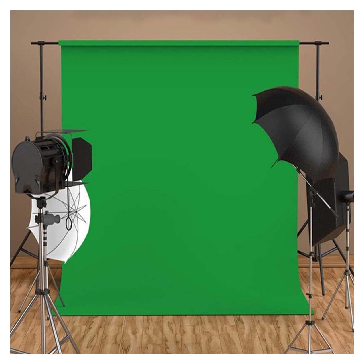 Fondo Verde para Fotografía HMTFOTO 1.5x2.1m Sin Costuras