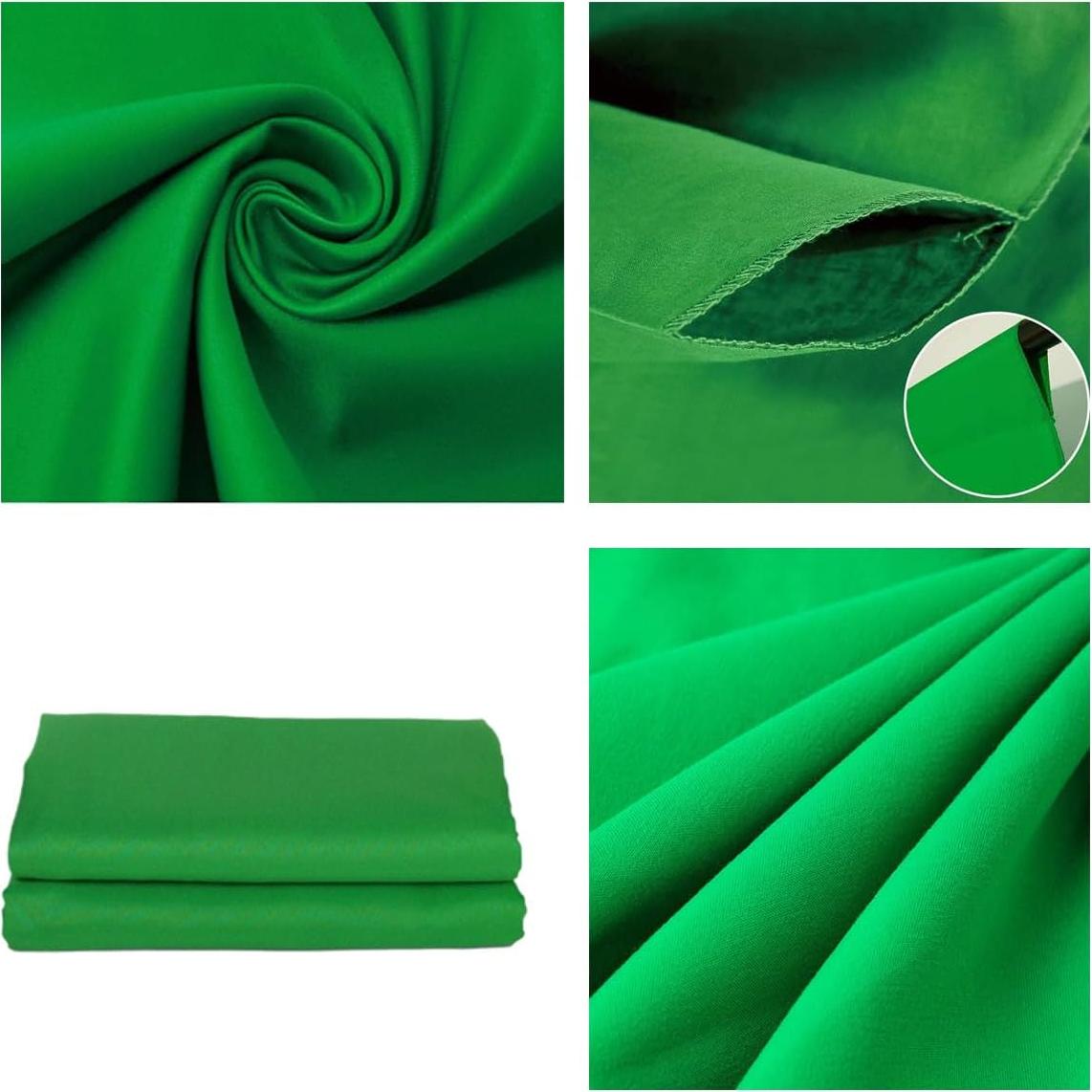 Fondo Verde para Fotografía HMTFOTO 1.5x2.1m Sin Costuras