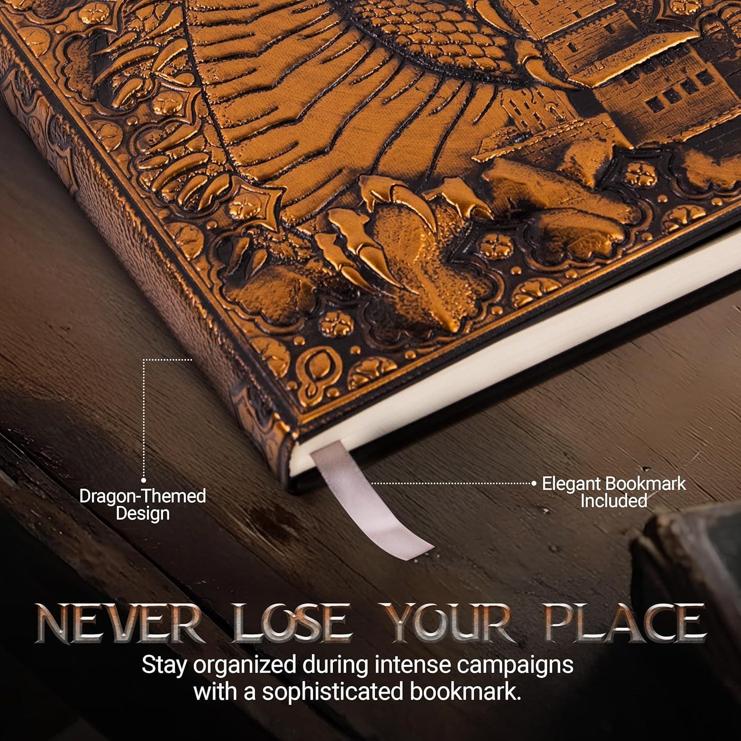 Cuaderno DND HORNATE A5 200 Páginas Cuero Relieve