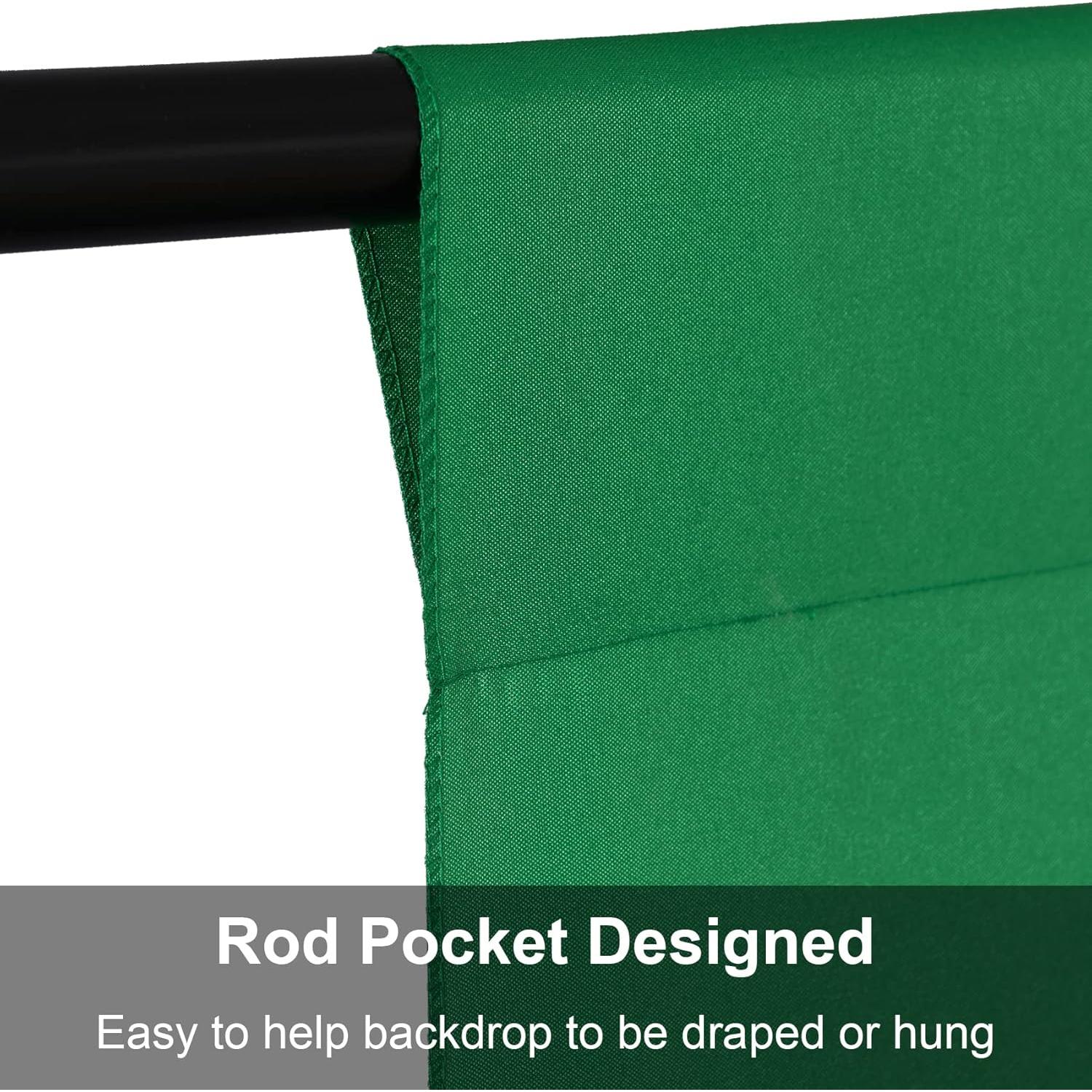 Fondo de Fotografía Joccun 5x2.1m Verde de Poliéster
