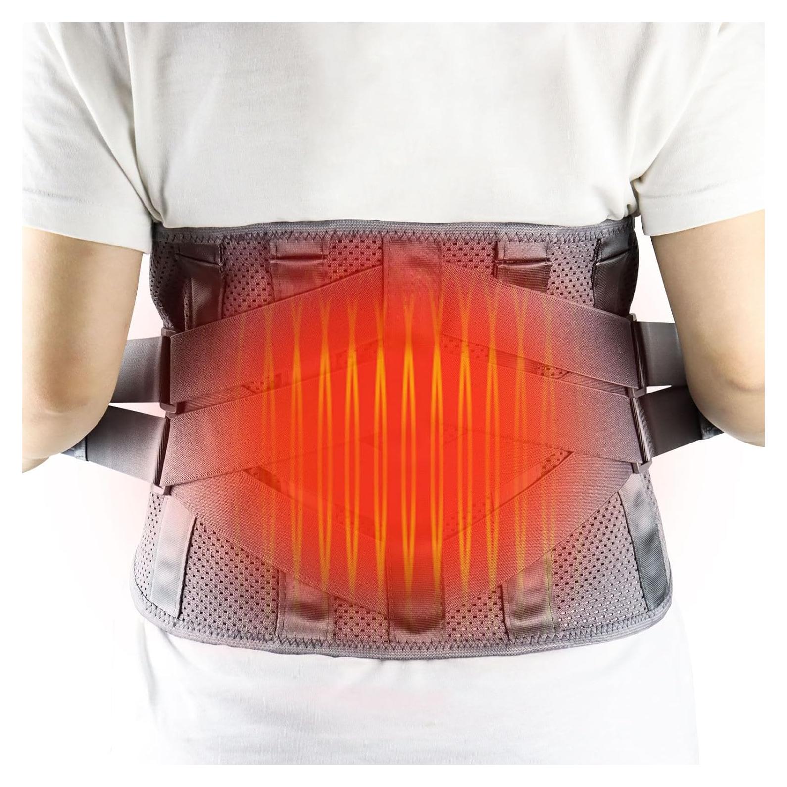 Faja Calefaccionada GINEKOO Soporte Lumbar XL Alivio Dolor