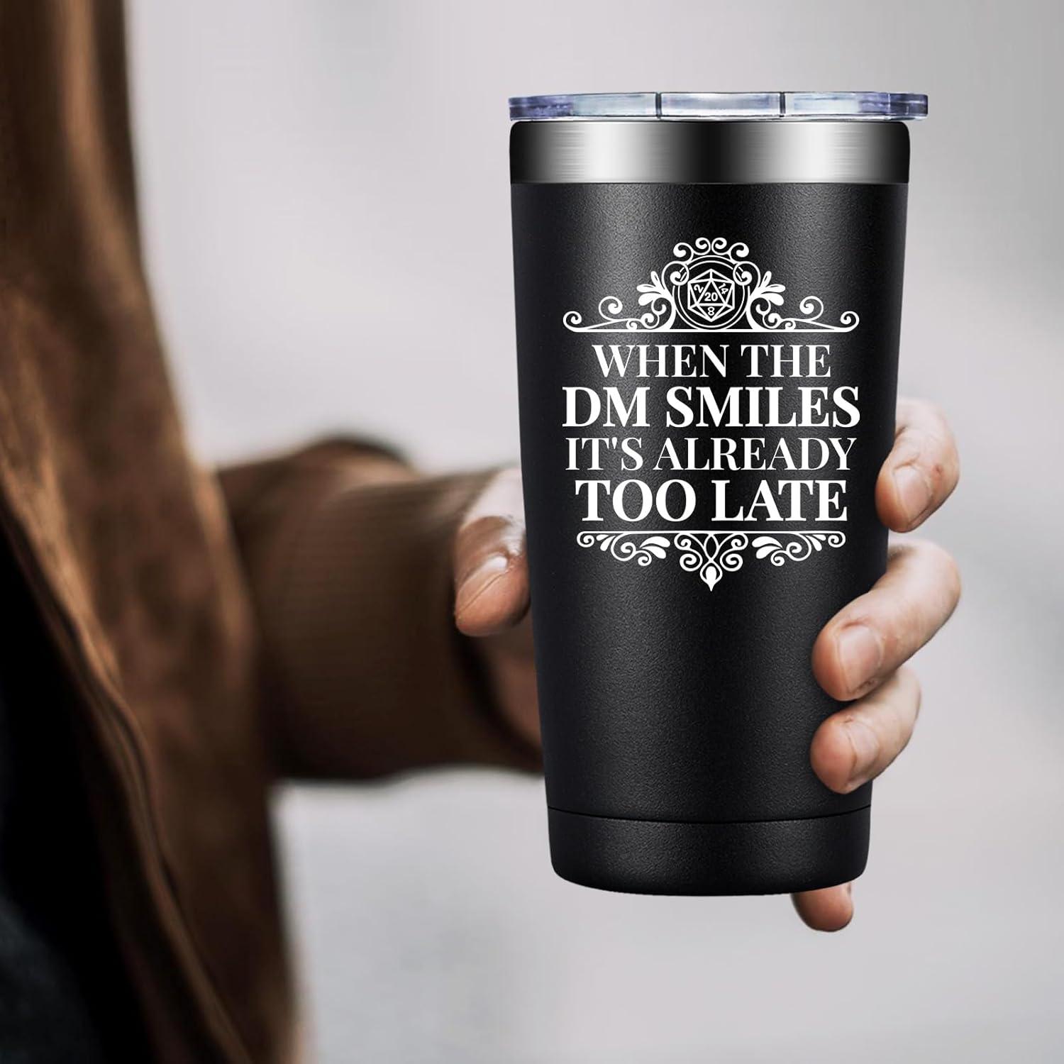 Taza de 20oz DOEARTE para Dungeon Master - Regalo D&D