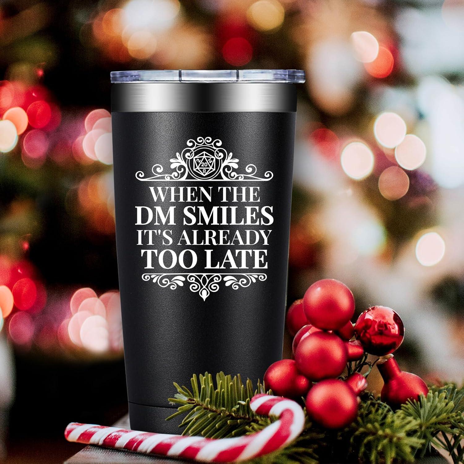 Taza de 20oz DOEARTE para Dungeon Master - Regalo D&D