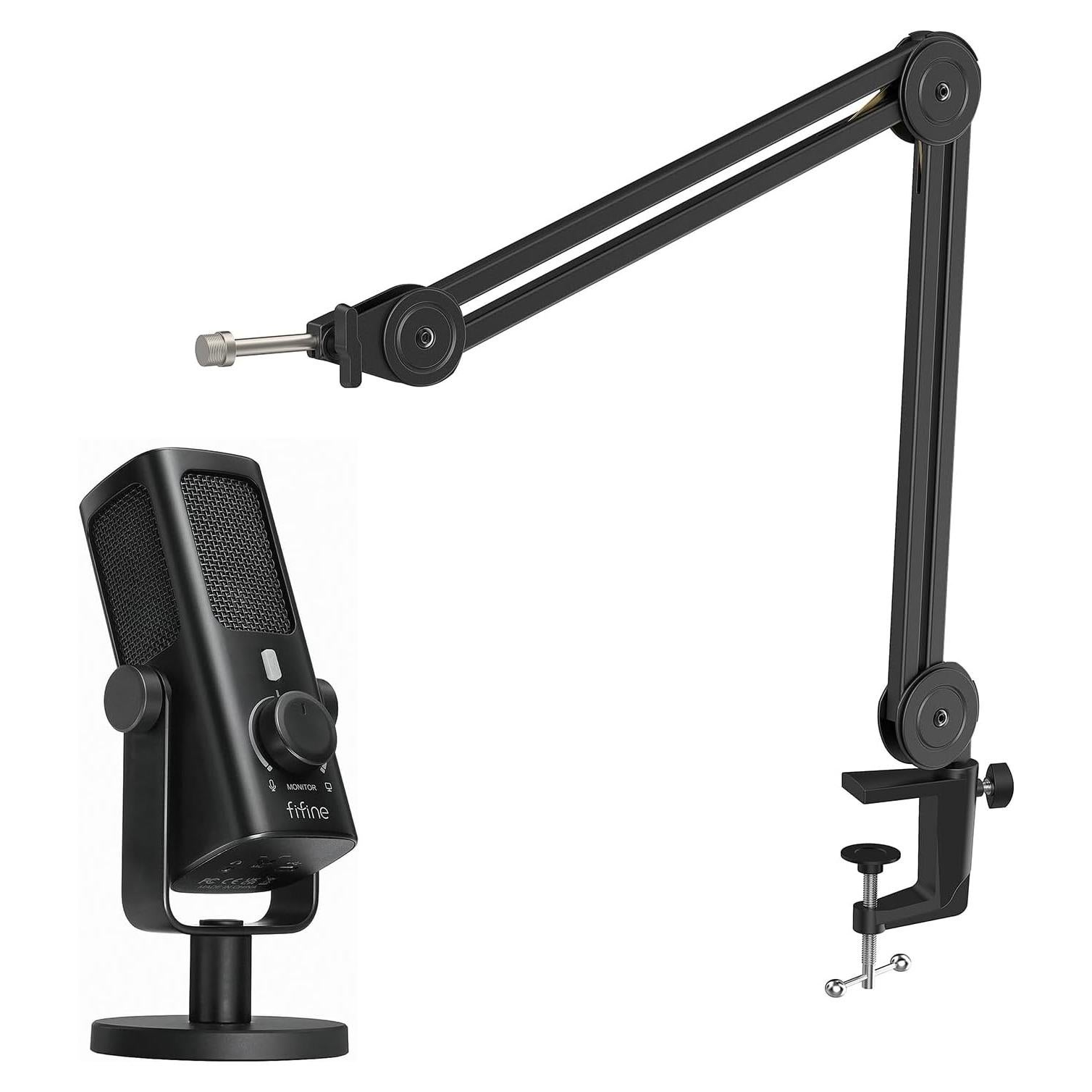 Micrófono de Estudio FIFINE Profile3+BM63 con Brazo Ajustable