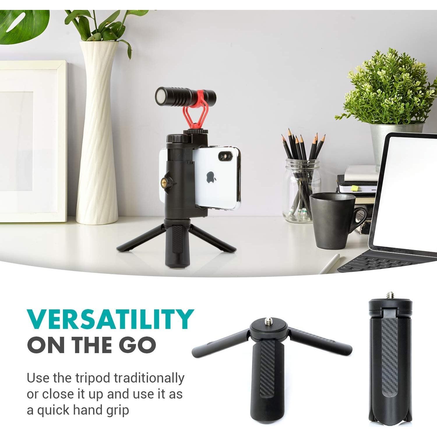 Movo Video Rig para Smartphone con Trípode y Micrófono