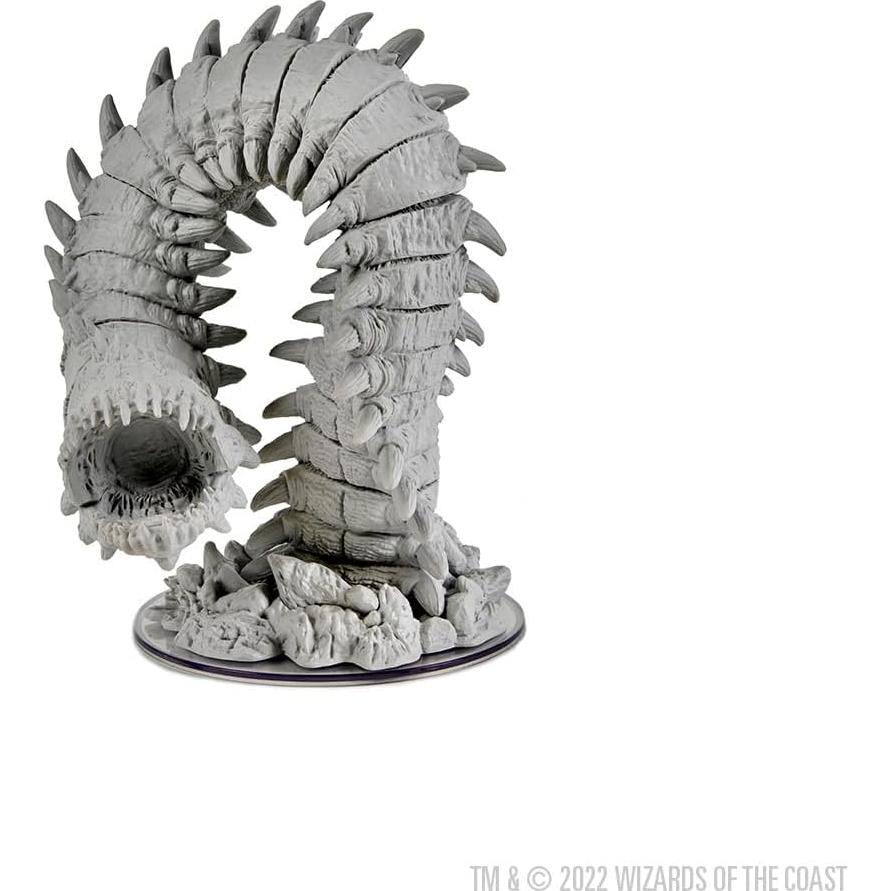 Miniatura sin pintar Purple Worm WizKids D&D 53x53 cm