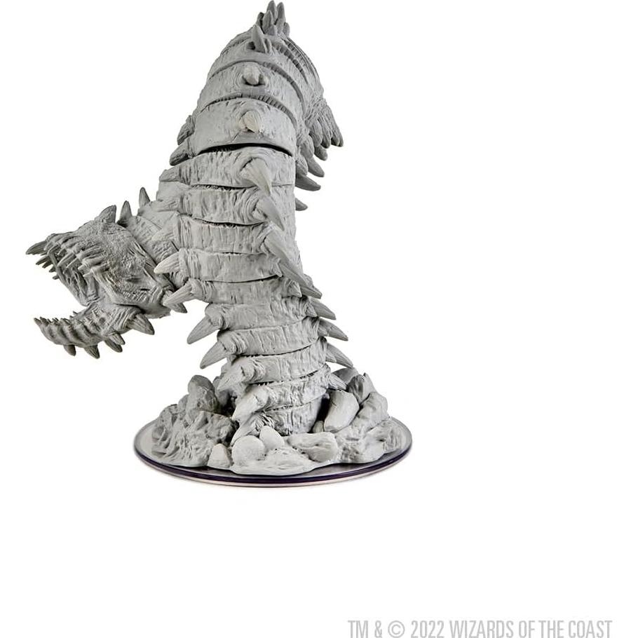 Miniatura sin pintar Purple Worm WizKids D&D 53x53 cm