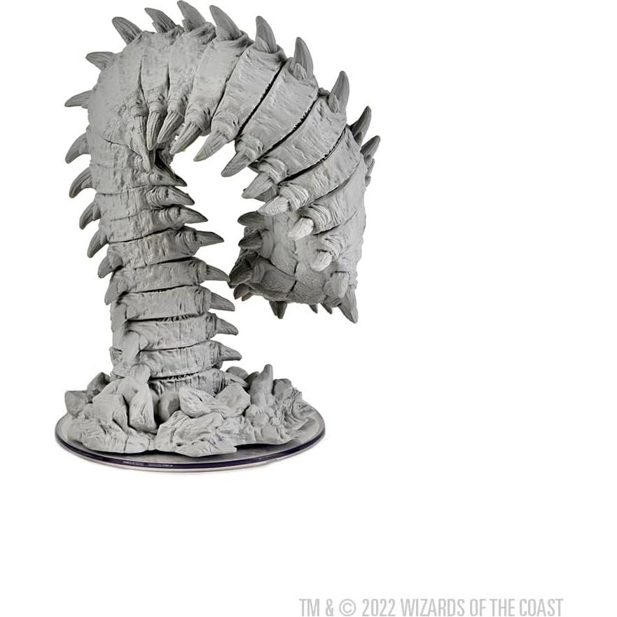 Miniatura sin pintar Purple Worm WizKids D&D 53x53 cm