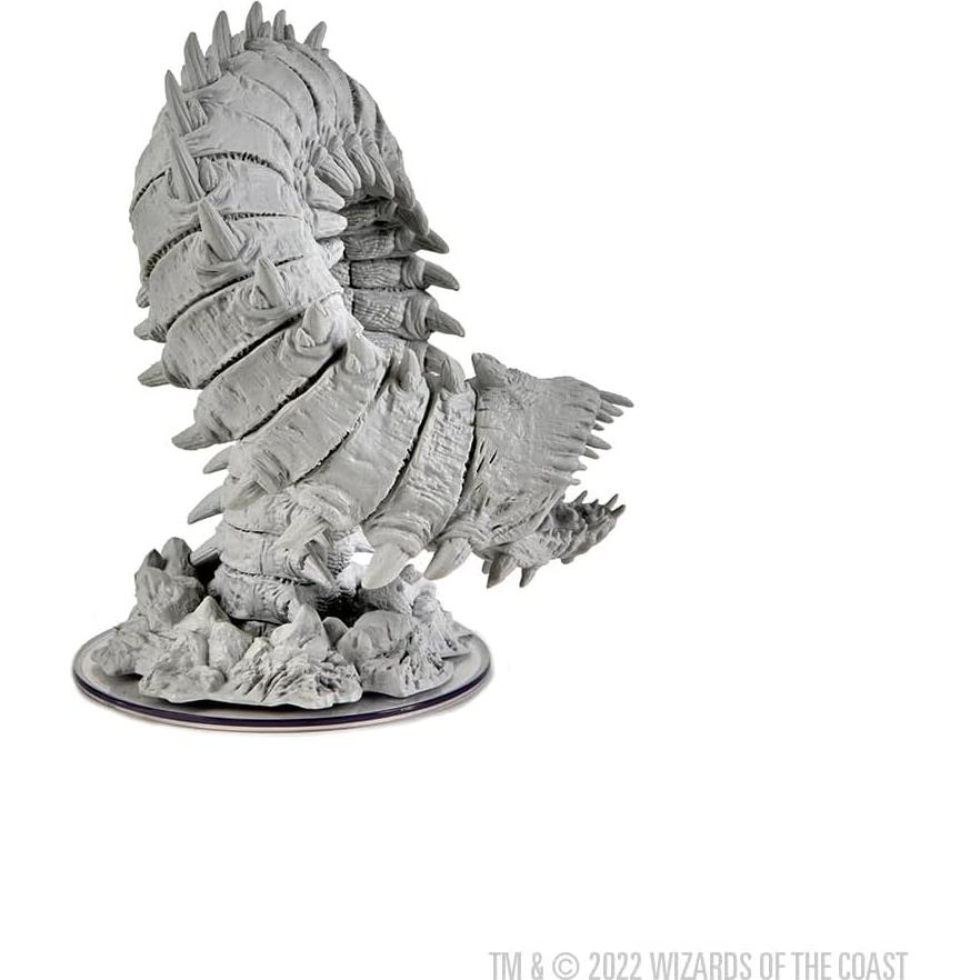 Miniatura sin pintar Purple Worm WizKids D&D 53x53 cm
