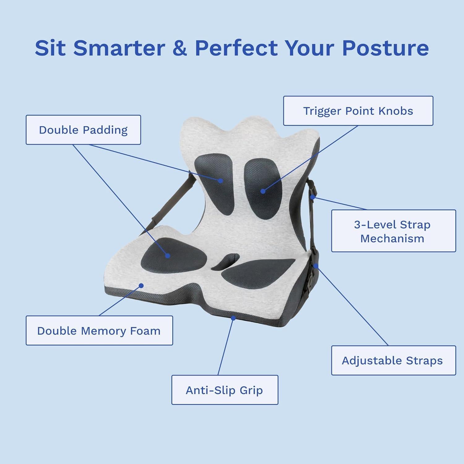Almohada Soporte Lumbar Lifted Lumbar Ajustable Ergonómica