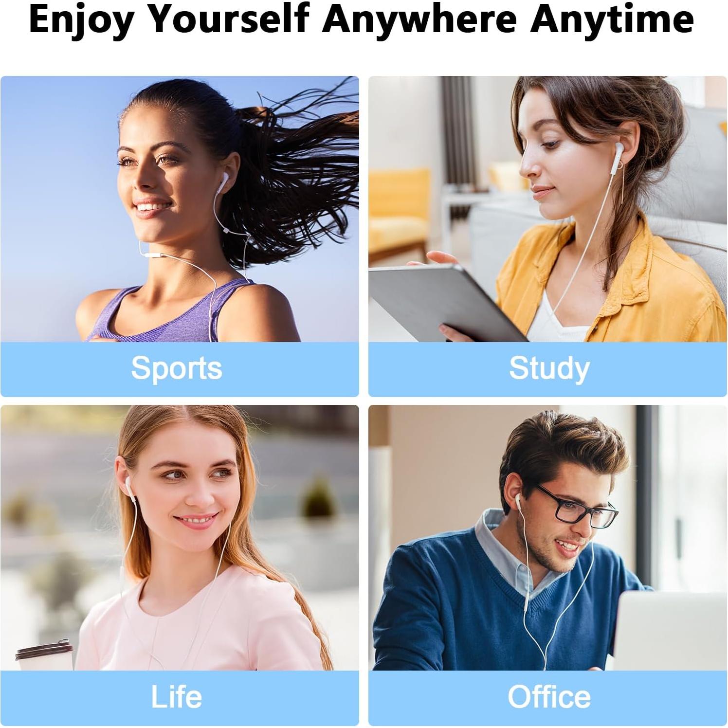 Auriculares USB C In Ear HiFi Estéreo Shenzhen F-AX-195