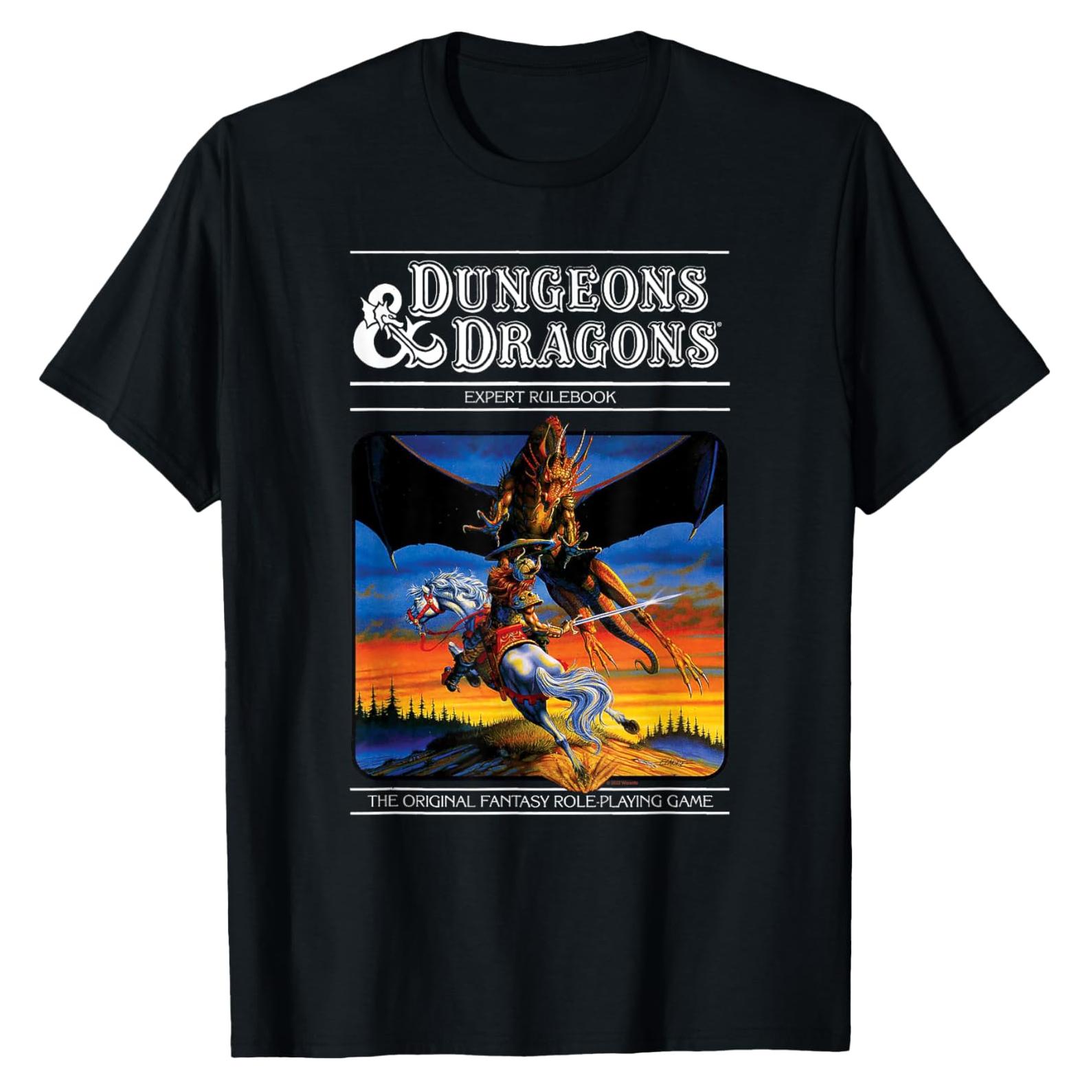 Camiseta Vintage Dungeons & Dragons Unisex 100% Algodón