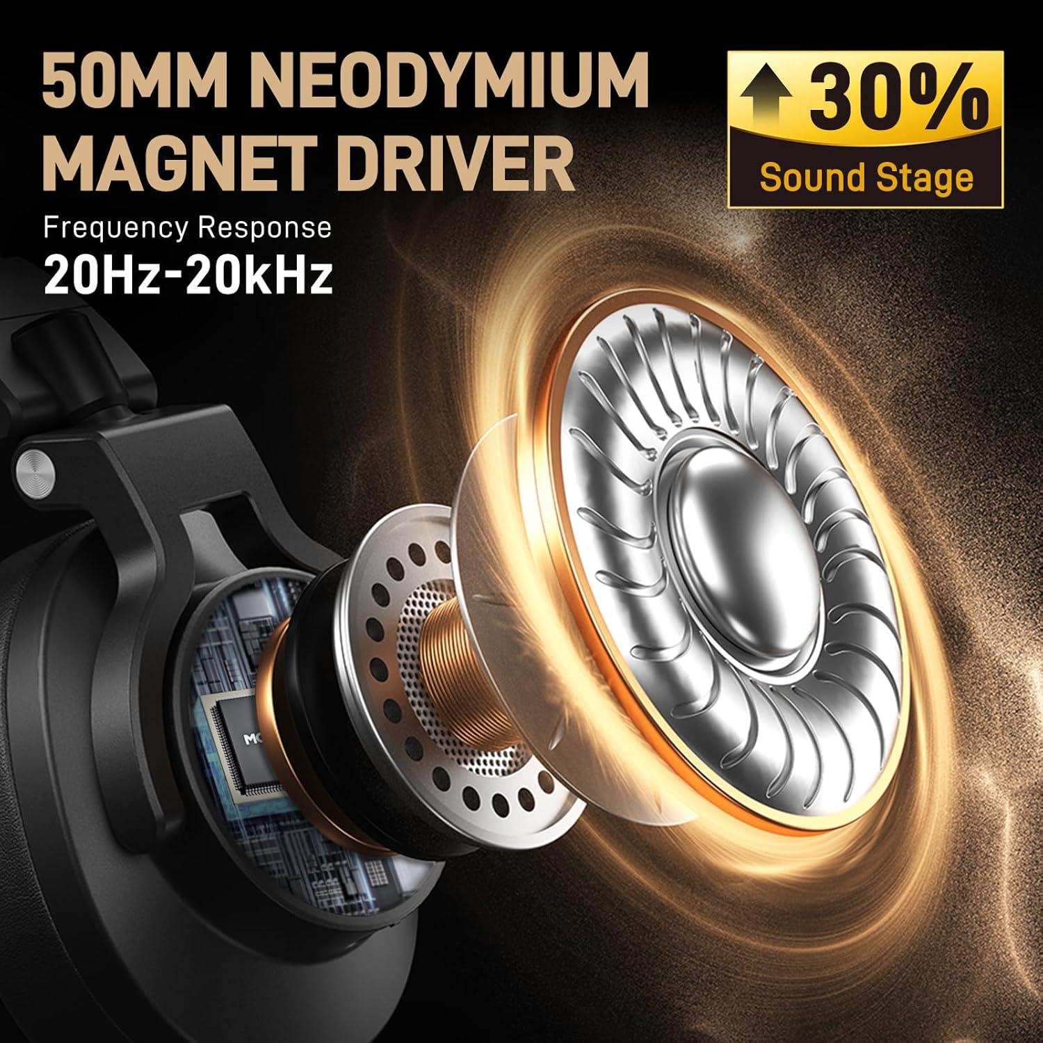 Kit de Micrófono Inalámbrico MAONO AI DM40 + Auriculares MH700