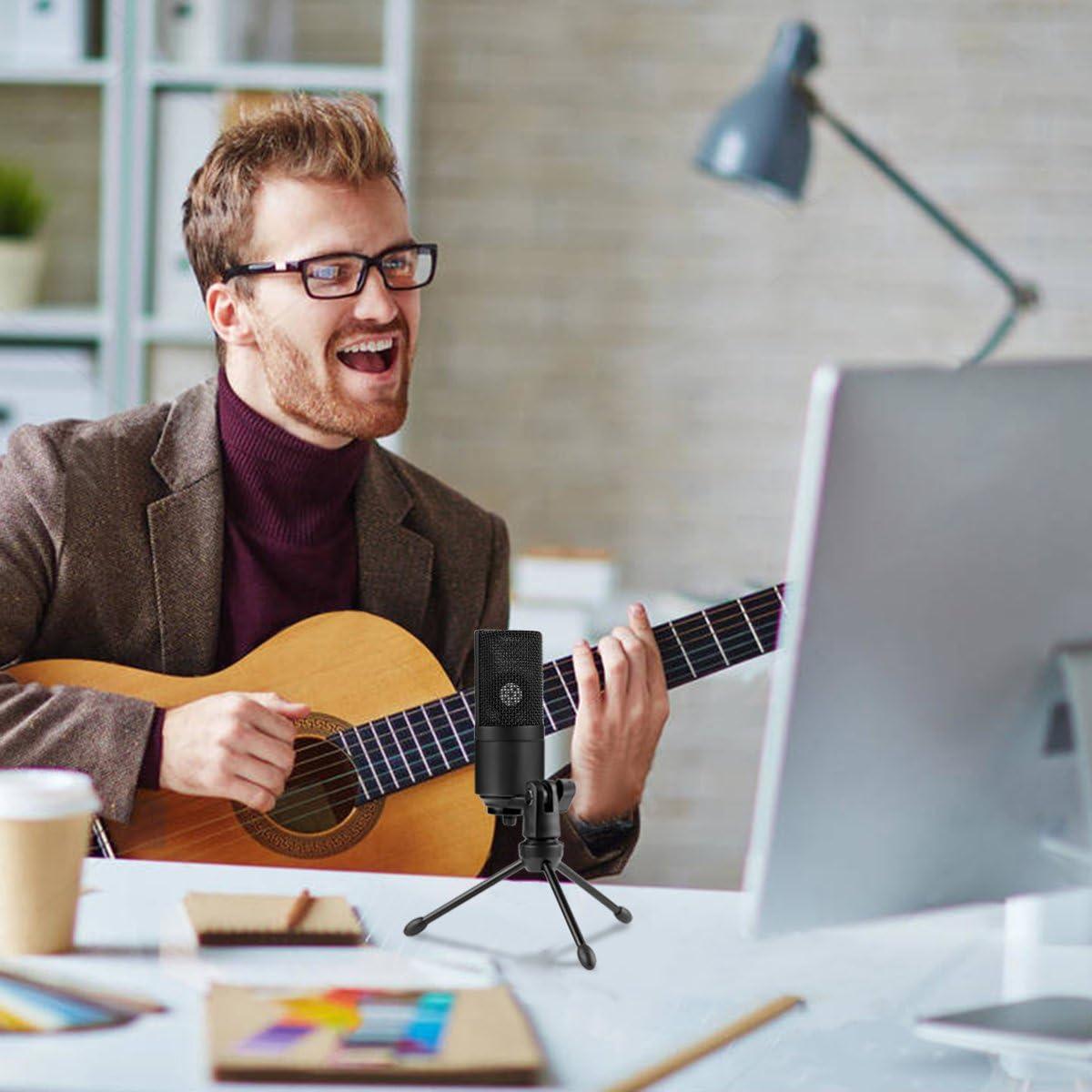 Micrófono FIFINE K669B y Auriculares USB RGB para Juegos