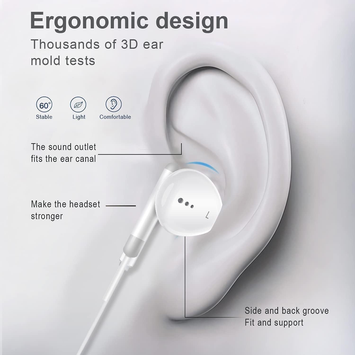 Auriculares USB C LYPUSVIN I15 con Micrófono y Cancelación de Ruido - 3 Paquetes