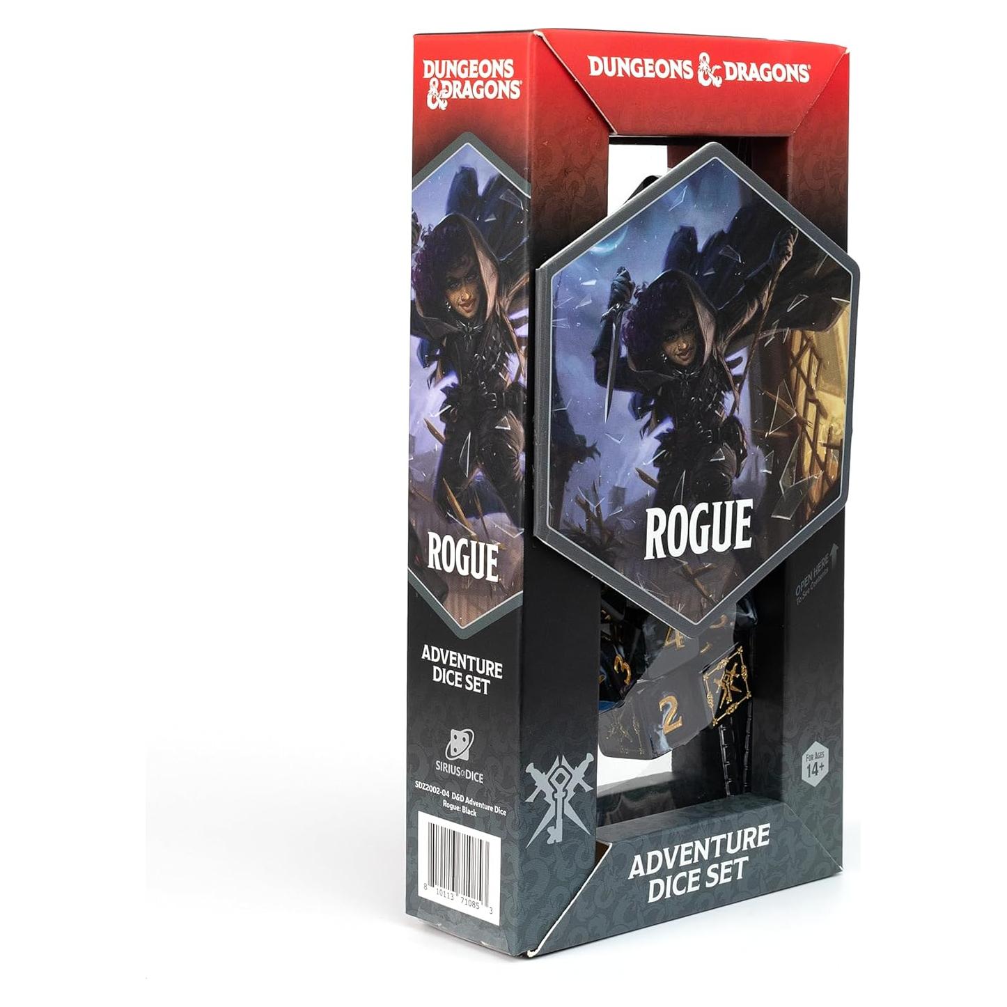 Dados de Aventura D&D Sirius Dice Pícaro Púrpura 15 Piezas