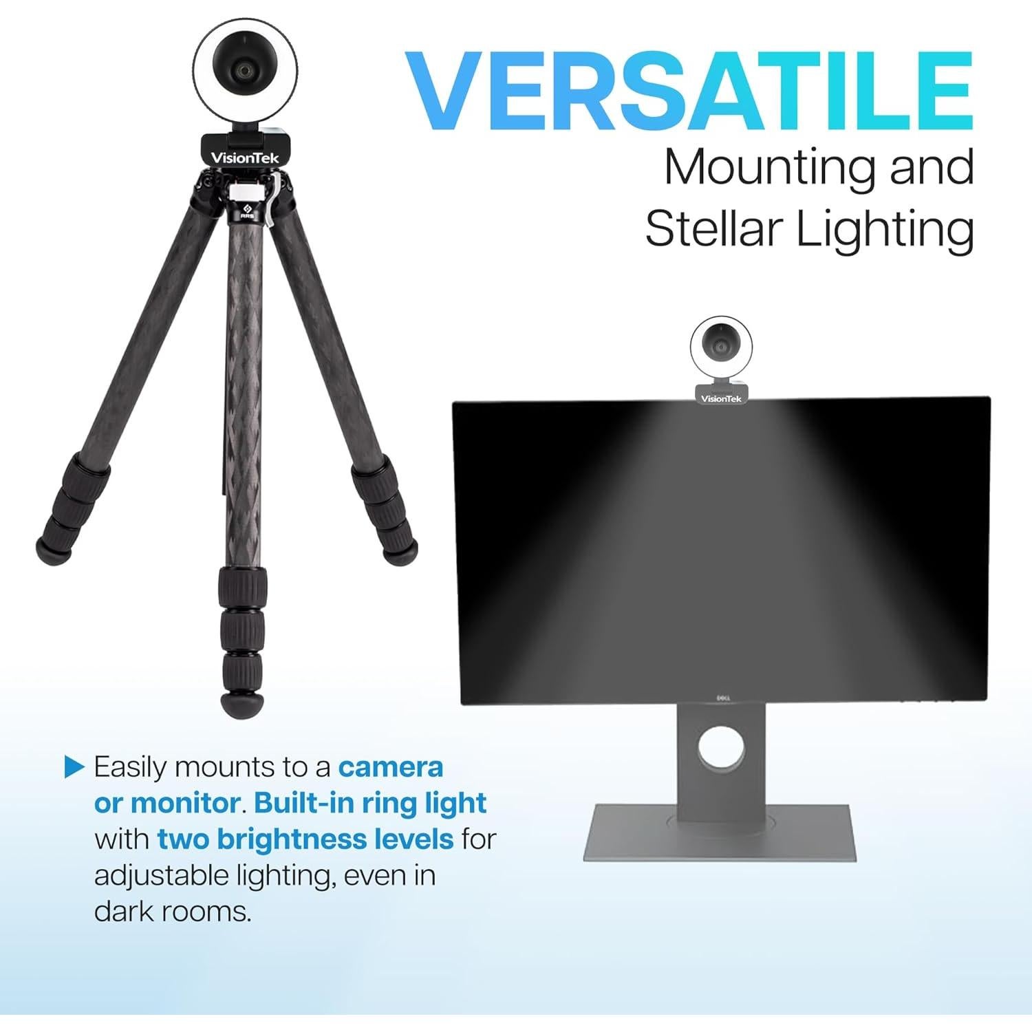 Webcam VisionTek VTWC40 Full HD 1080P con Micrófonos Dual