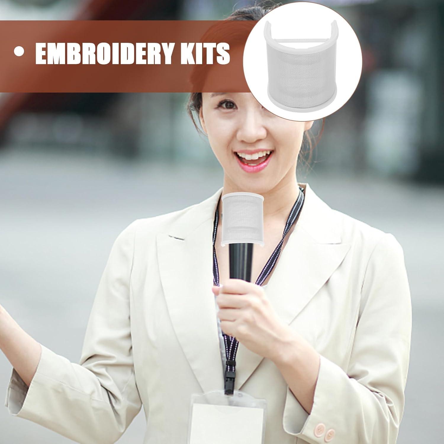 Filtro Pop DOITOOL Blanco para Micrófono de Mano - Cubierta de Viento