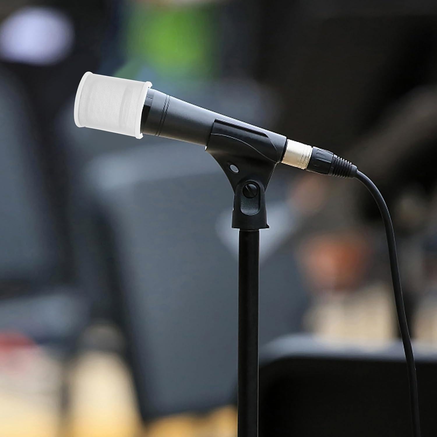 Filtro Pop DOITOOL Blanco para Micrófono de Mano - Cubierta de Viento