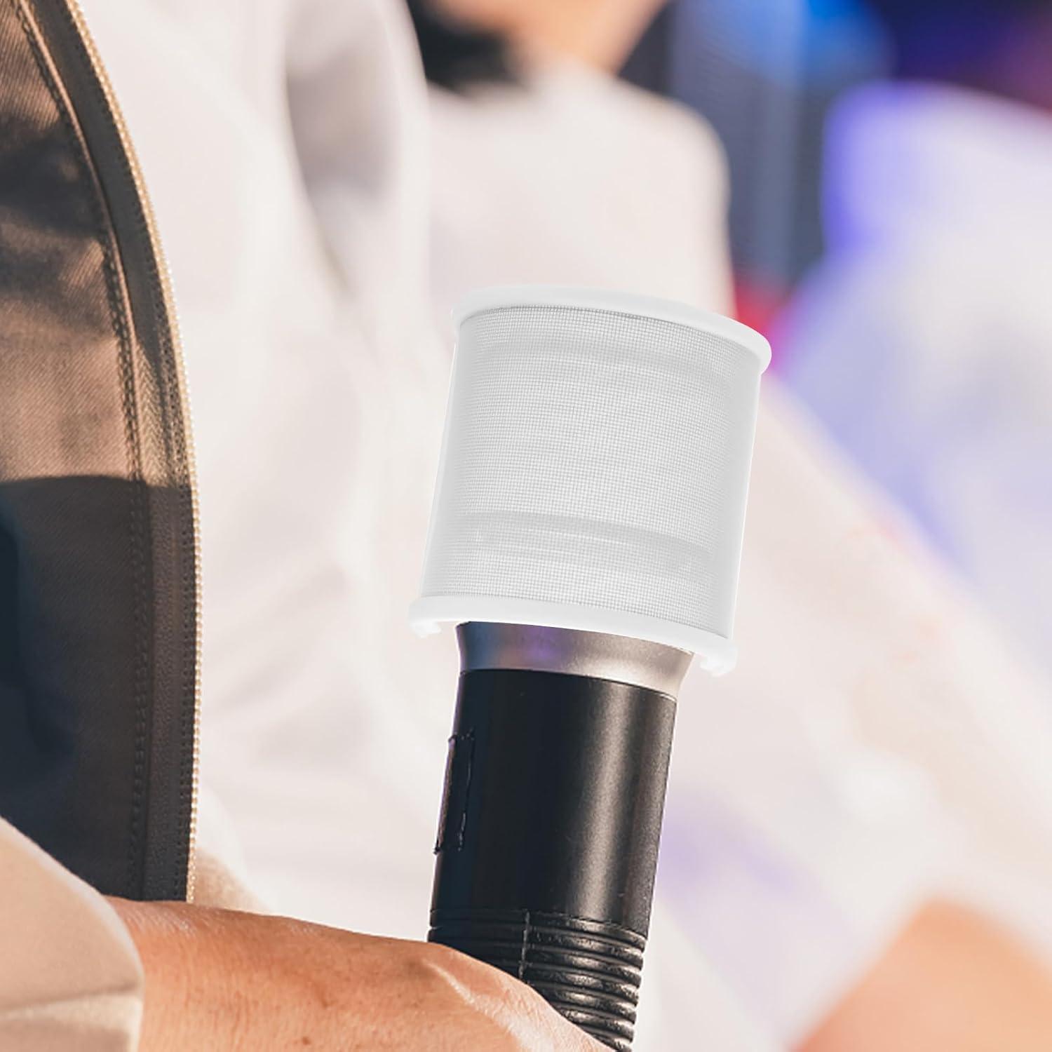 Filtro Pop DOITOOL Blanco para Micrófono de Mano - Cubierta de Viento
