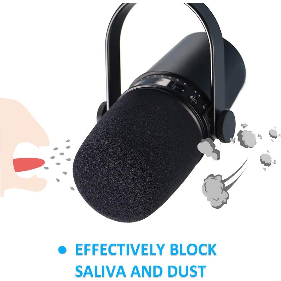 Filtro Pop de Espuma SUNMON para Micrófono Shure MV7 - Mejora Sonido