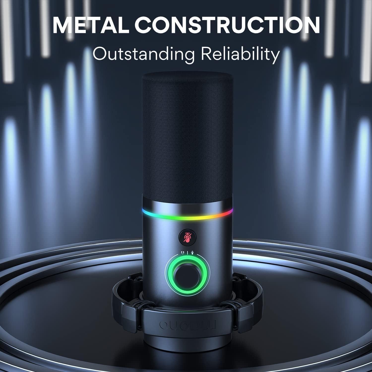 Micrófono Dinámico MAONO XLR/USB con Kit de Mezclador y Auriculares