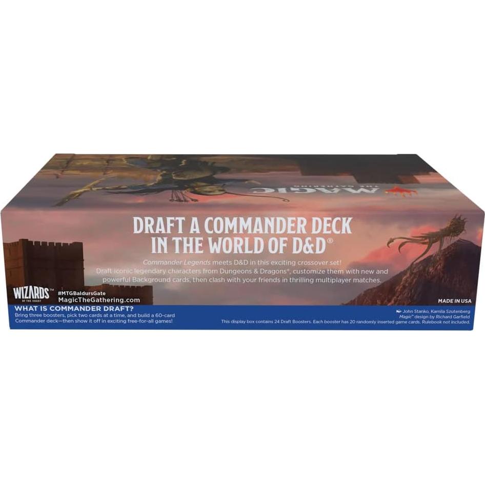 Commander Legends: Battle for Baldur’s Gate Draft Booster Box | 24 Packs (480 Magic Cards)