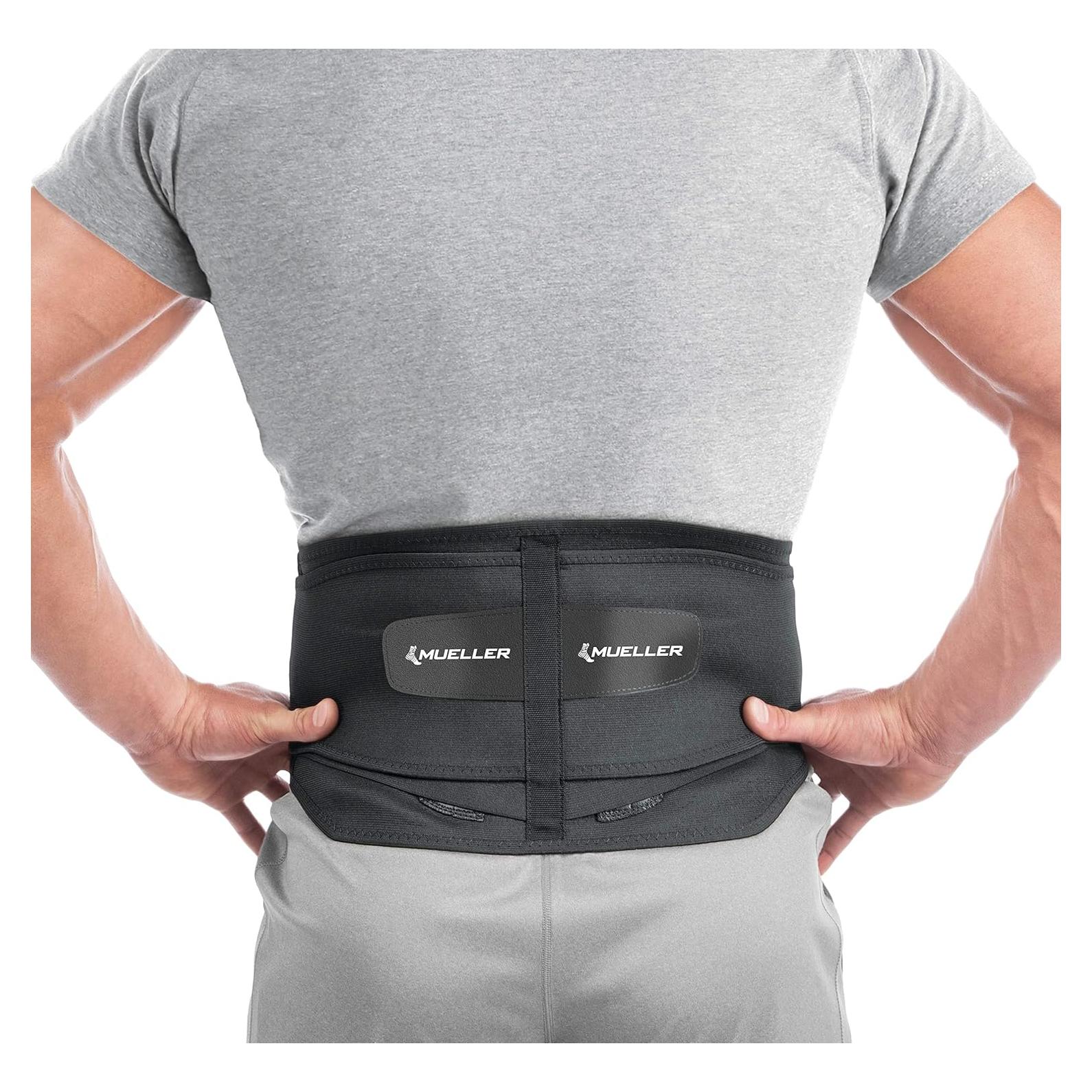 Faja Lumbar MUELLER Ajustable con Almohadilla Removible