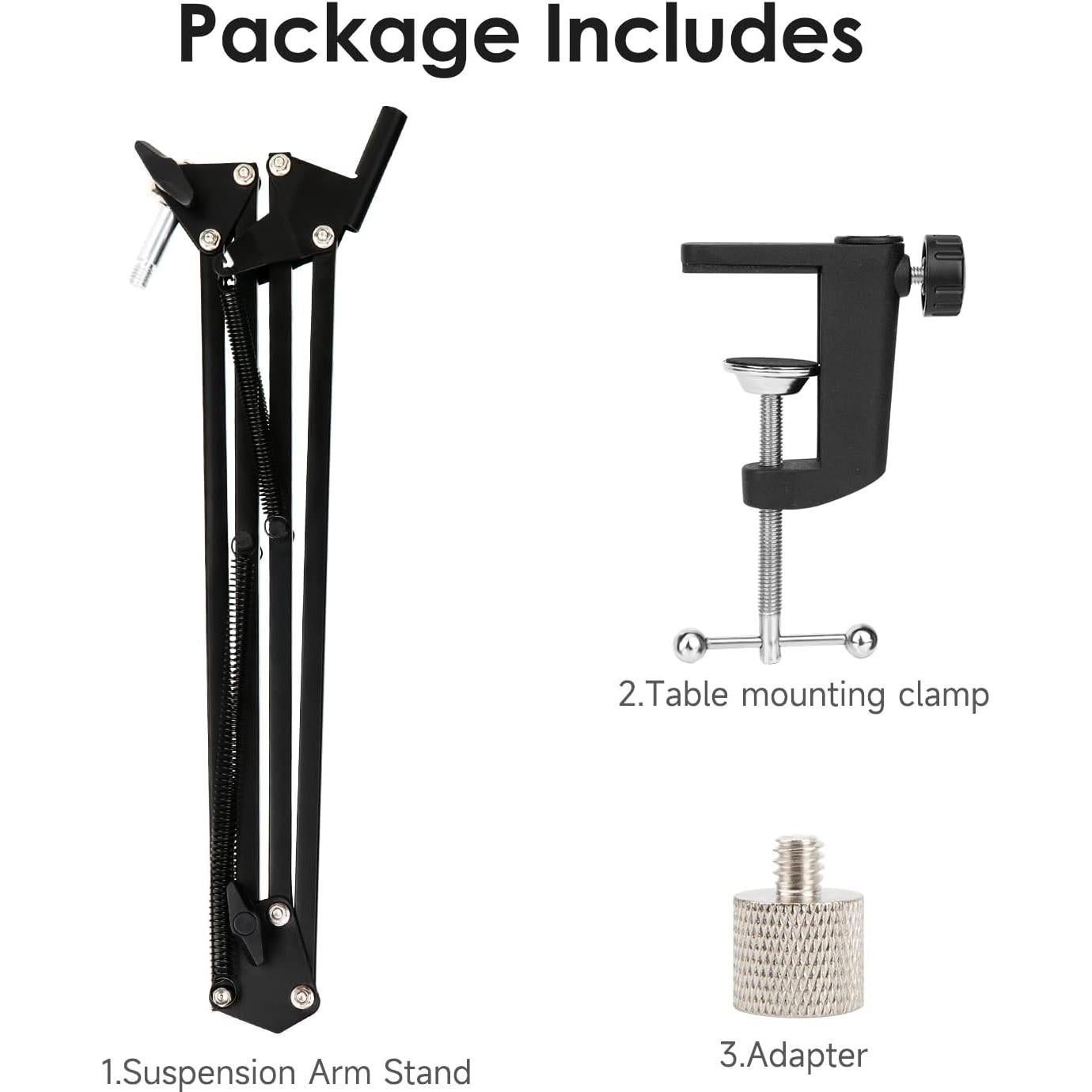 Brazo de Boom Wibond para Micrófono Elgato Wave 3 - Ajustable