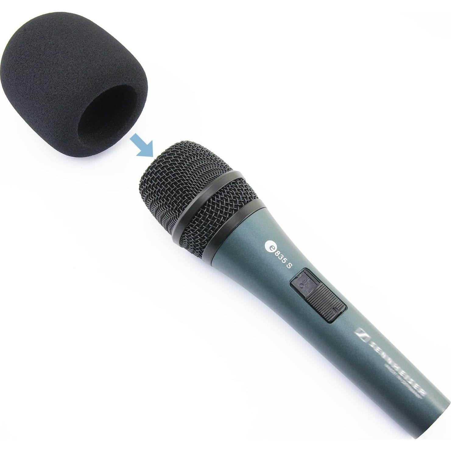 Filtro Antiviento LEFXMOPHY para Micrófonos Sennheiser E835 E965 - 3 Pack