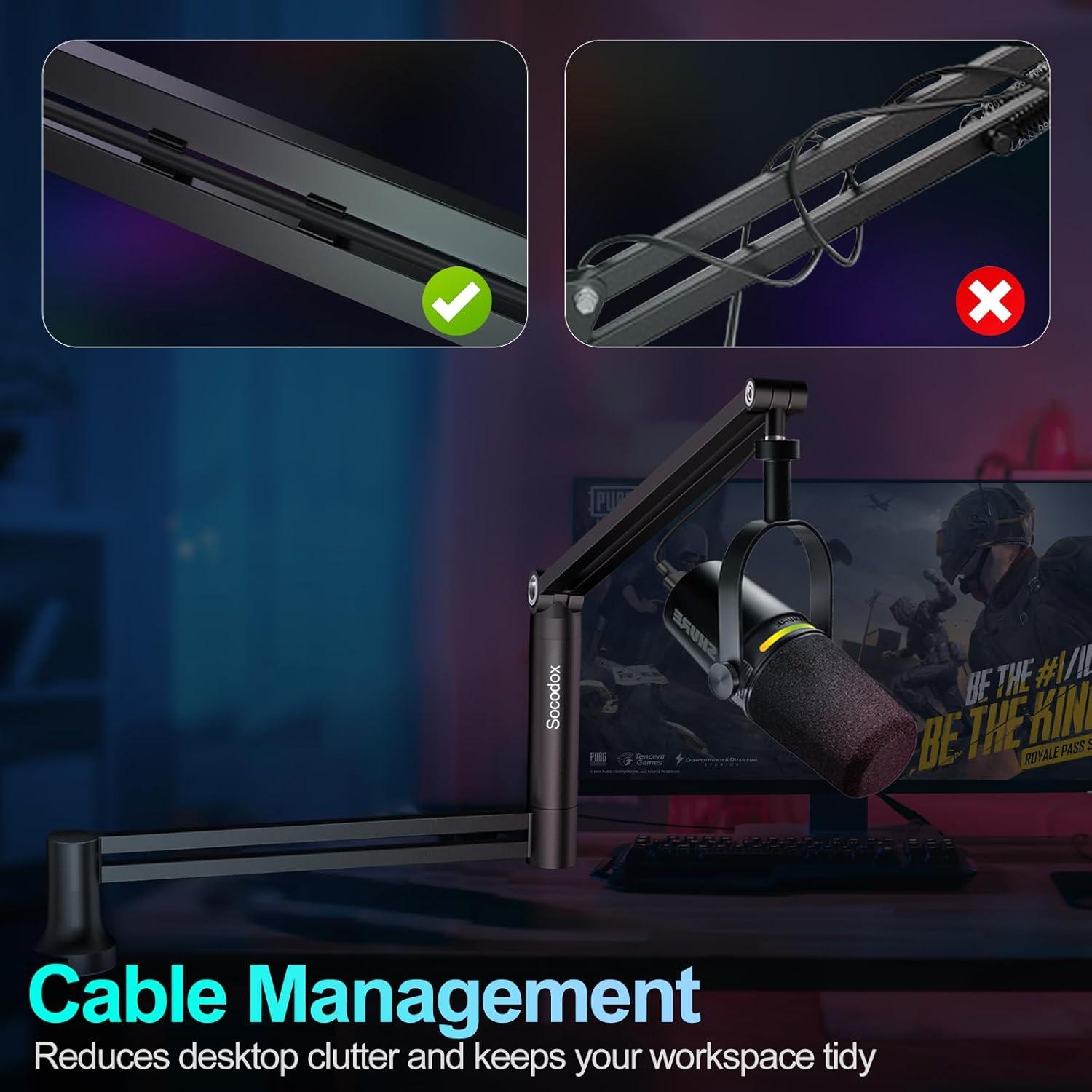 Soporte de Micrófono Brazo de Boom SC-01-5Z para Blue Yeti