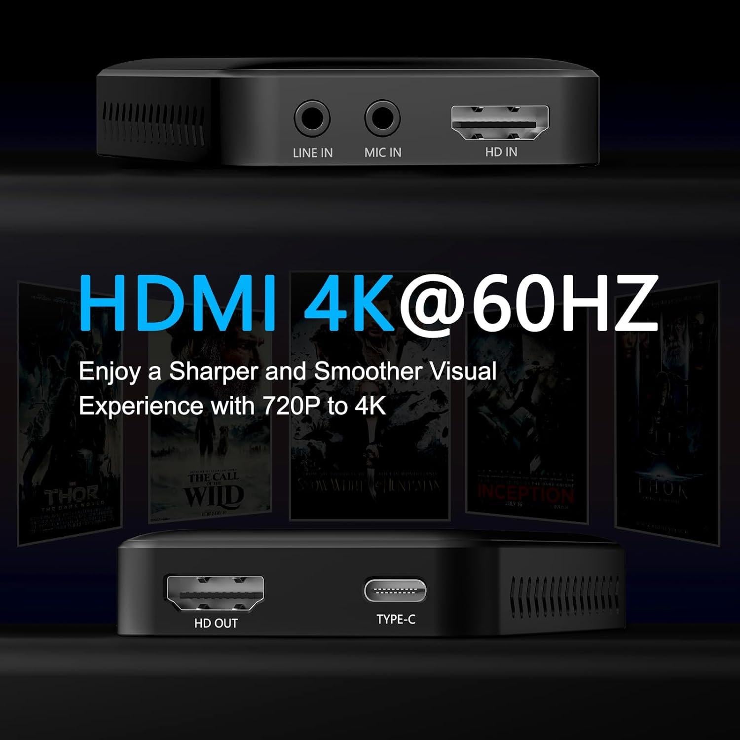 Tarjeta de Captura de Video 4K 60Hz HDMI RuiPuo A3